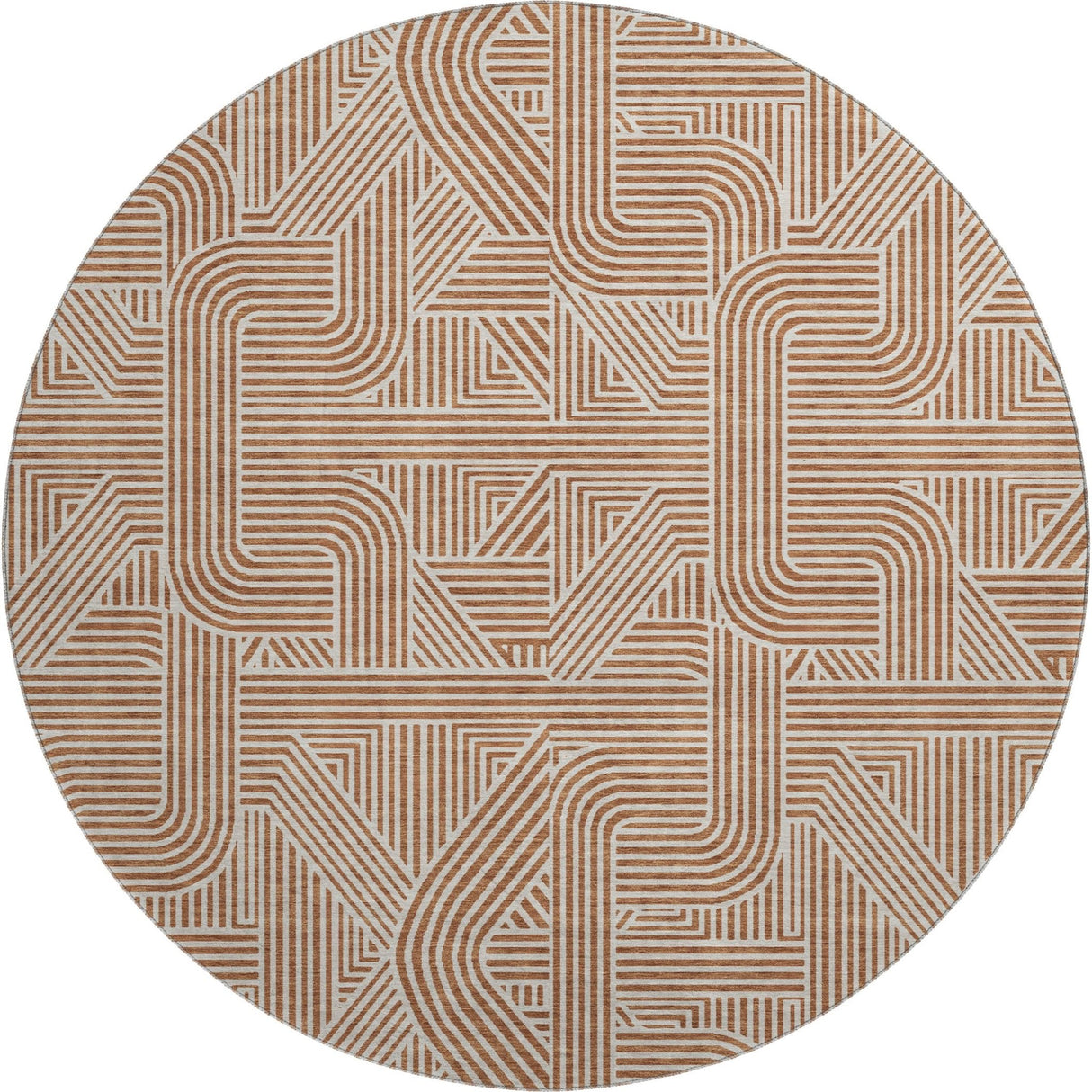 Dalyn The Reserve TR14 Paprika Rug round rug