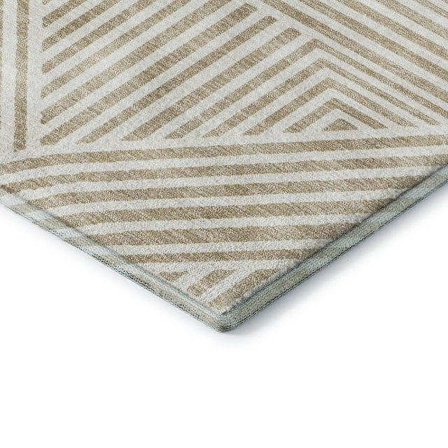 Dalyn The Reserve TR14 Putty Rug corner detail