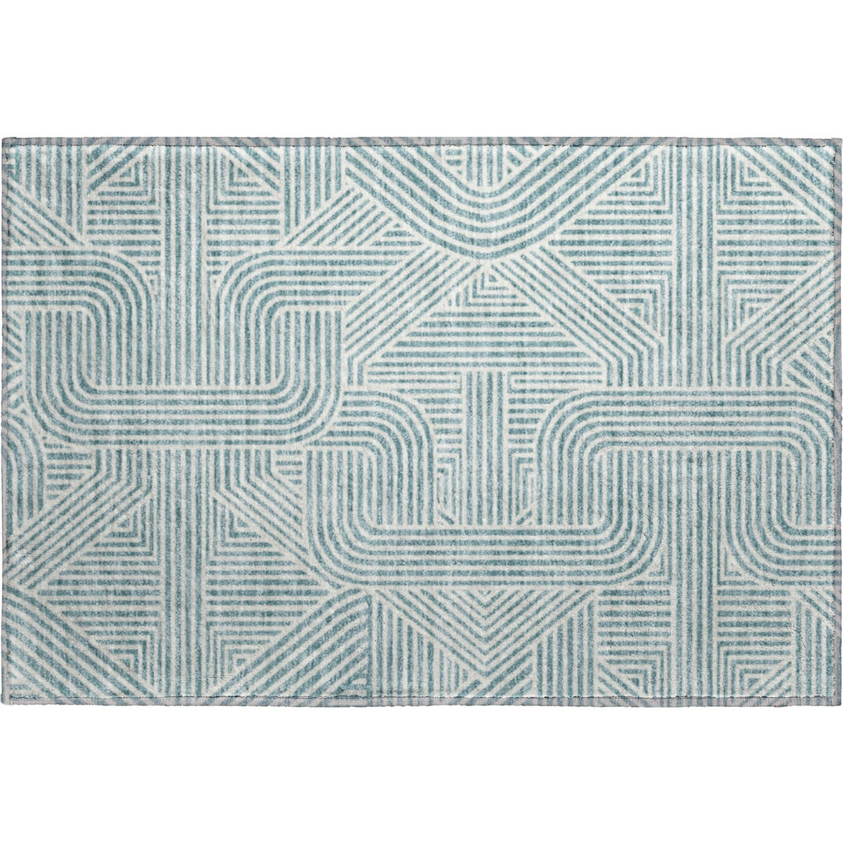 Dalyn The Reserve TR14 Teal Rug rectangular rug