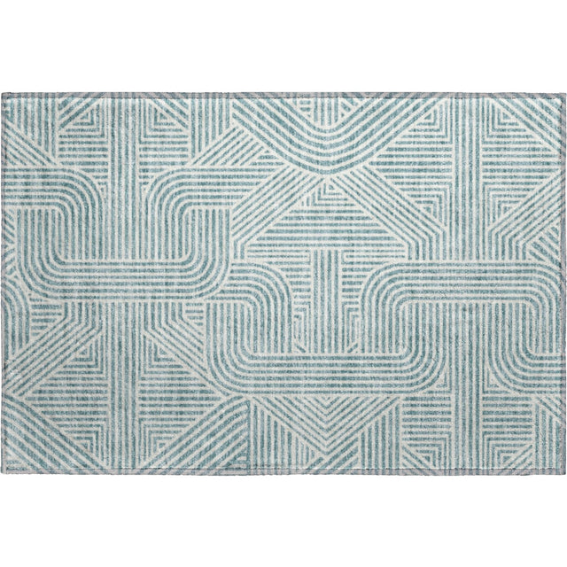 Dalyn The Reserve TR14 Teal Rug rectangular rug