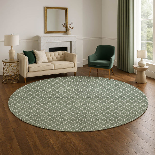 Dalyn The Reserve TR15 Basil Rug shown in a room