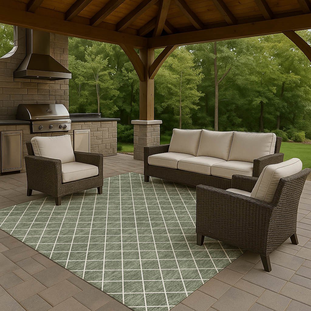 Dalyn The Reserve TR15 Basil Rug outdoor lifestyle image