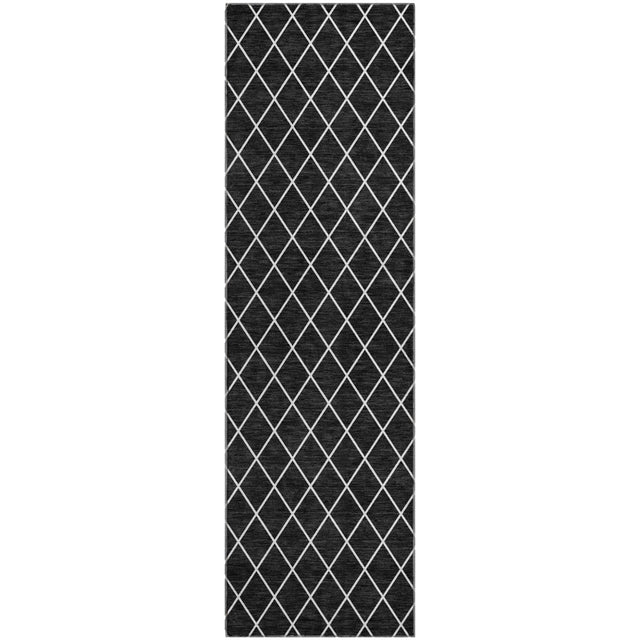 Dalyn The Reserve TR15 Black Rug runner rug