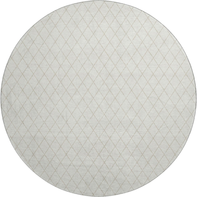 Dalyn The Reserve TR15 Ivory Rug round rug
