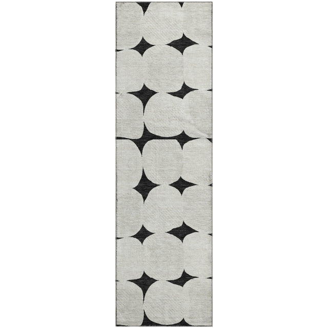 Dalyn The Reserve TR16 Black Rug runner rug