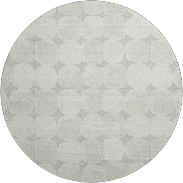 Dalyn The Reserve TR16 Gray Rug round rug
