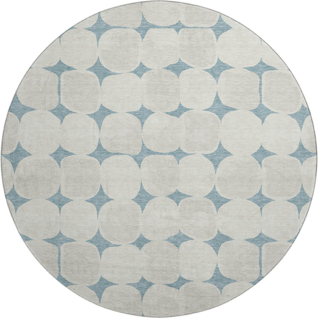 Dalyn The Reserve TR16 Teal Rug round rug