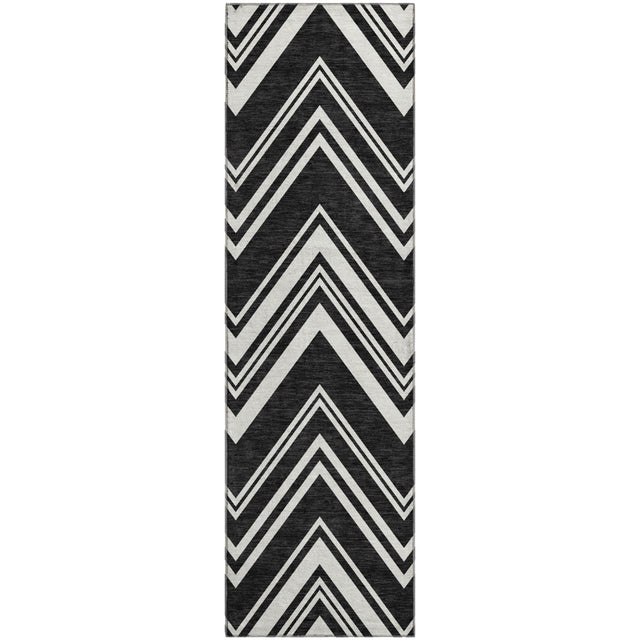 Dalyn The Reserve TR17 Black Rug runner rug