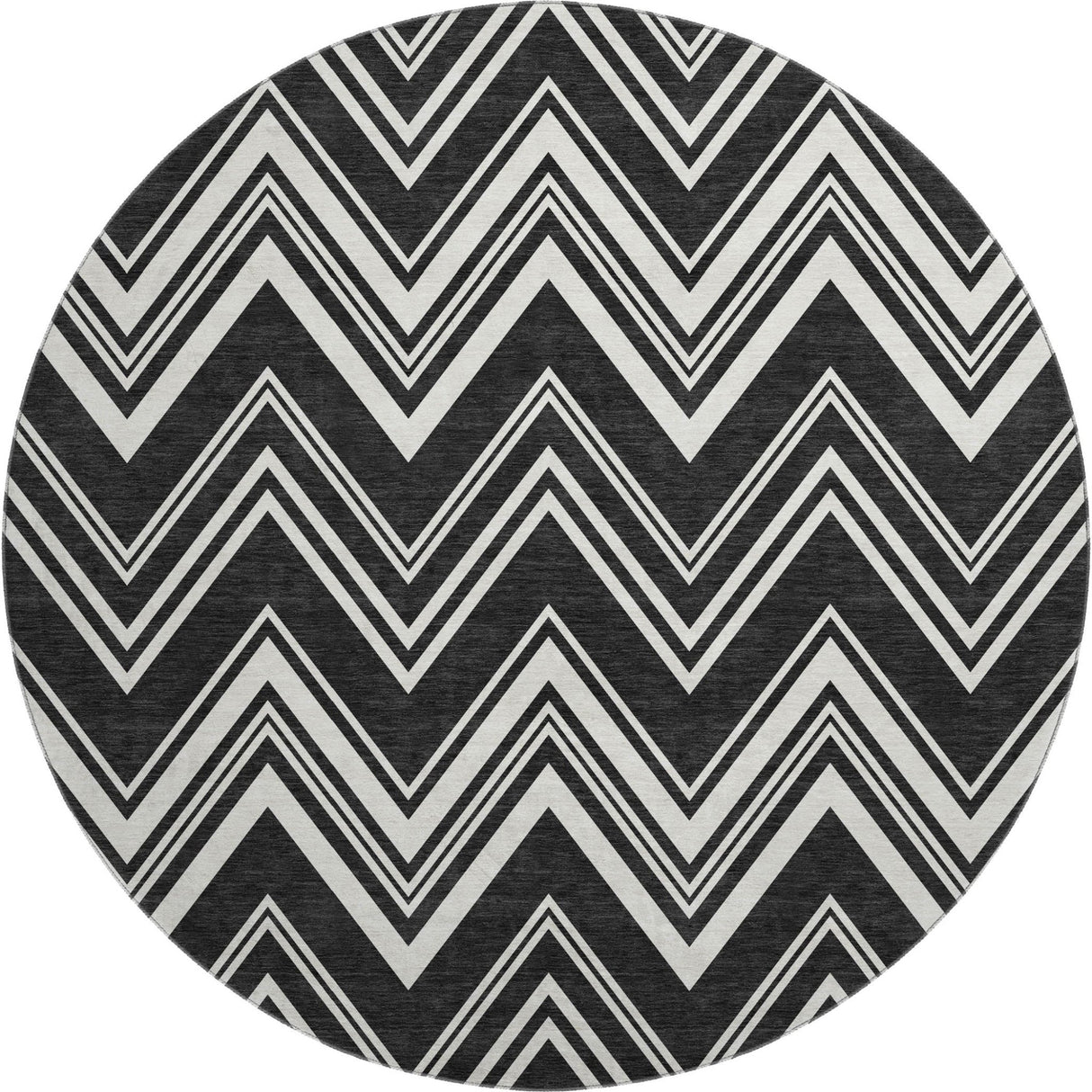 Dalyn The Reserve TR17 Black Rug round rug