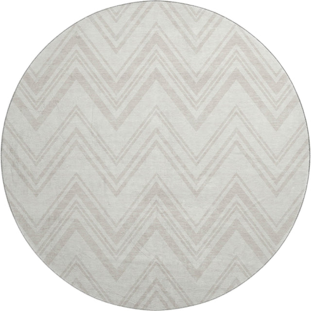 Dalyn The Reserve TR17 Ivory Rug round rug