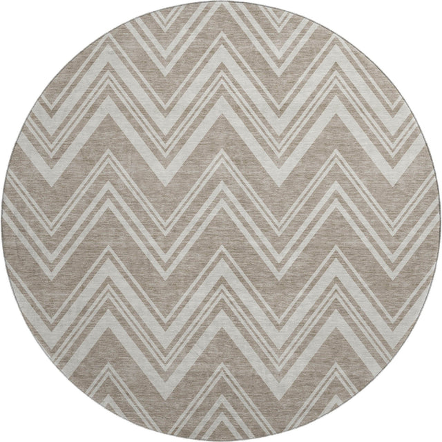 Dalyn The Reserve TR17 Khaki Rug round rug