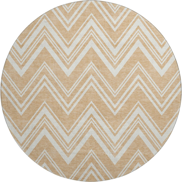 Dalyn The Reserve TR17 Peach Rug round rug
