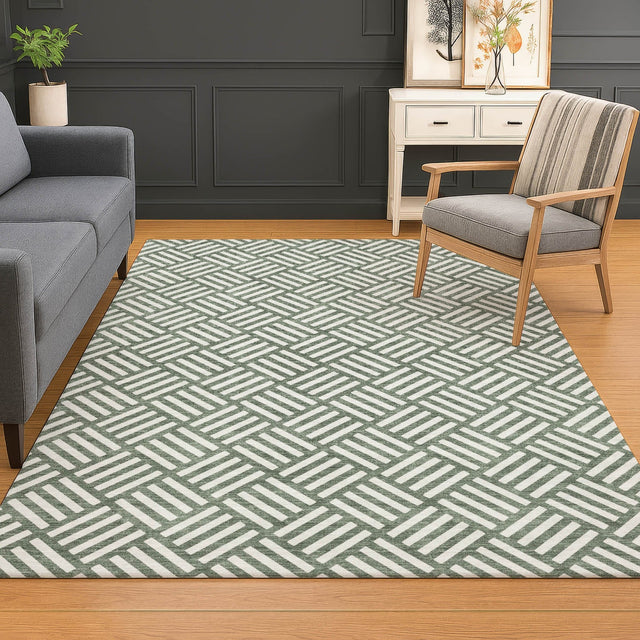 Dalyn The Reserve TR3 Basil Rug shown in a room
