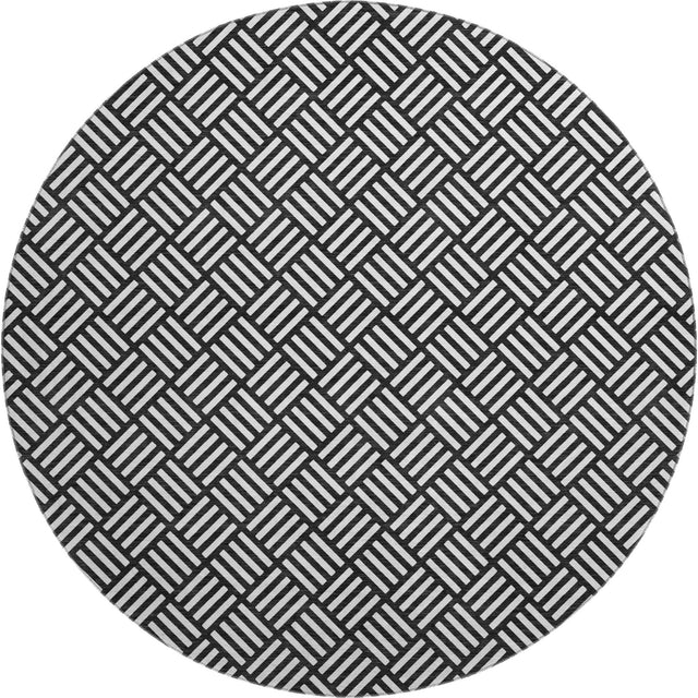Dalyn The Reserve TR3 Black Rug round rug
