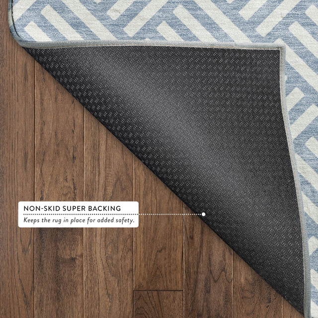 Dalyn The Reserve TR3 Denim Rug backing detail
