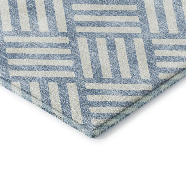 Dalyn The Reserve TR3 Denim Rug corner detail