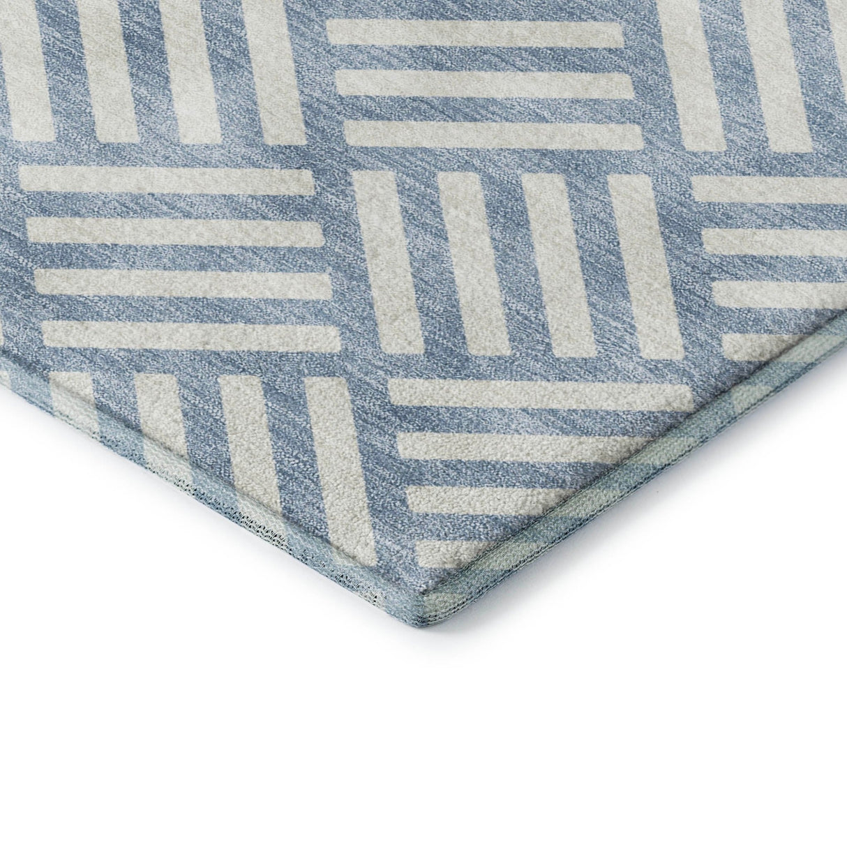Dalyn The Reserve TR3 Denim Rug corner detail