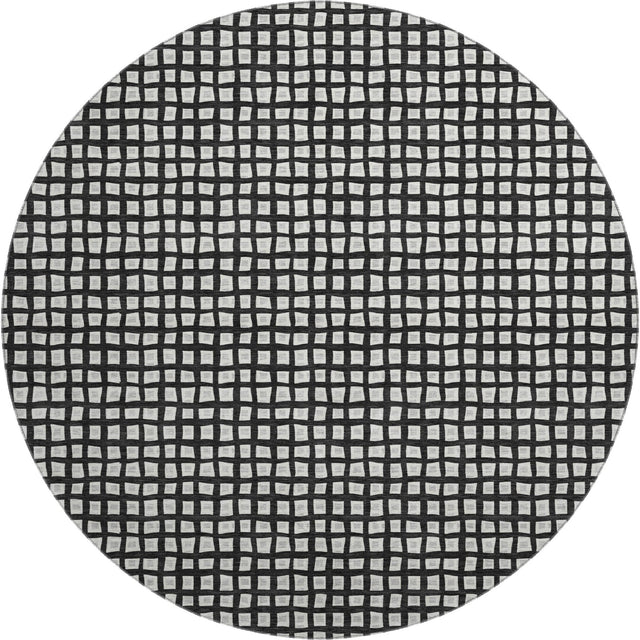 Dalyn The Reserve TR4 Black Rug round rug