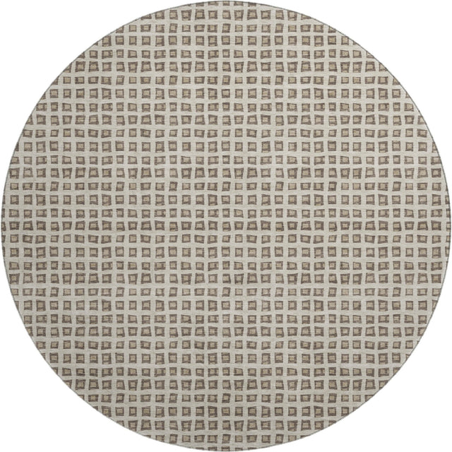 Dalyn The Reserve TR4 Brown Rug round rug