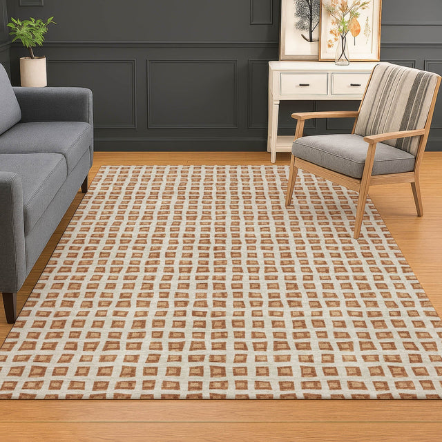 Dalyn The Reserve TR4 Copper Rug shown in a room
