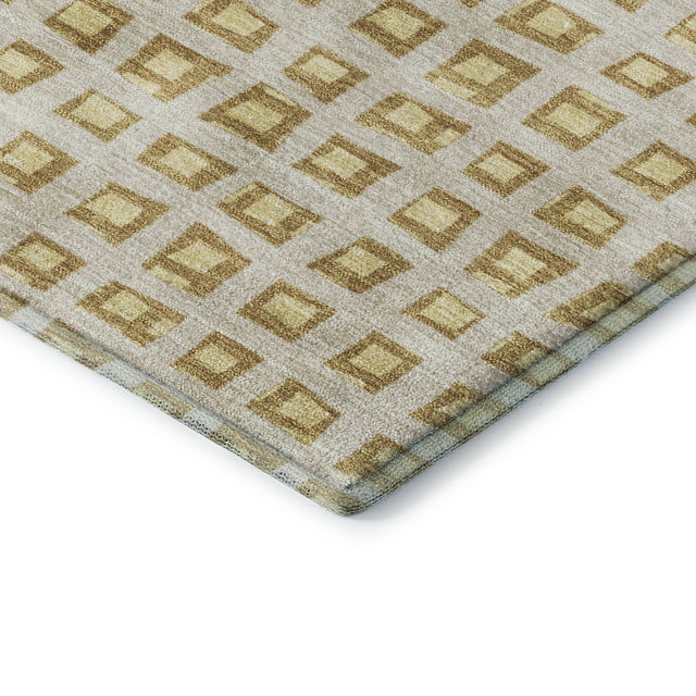 Dalyn The Reserve TR4 Gold Rug corner detail