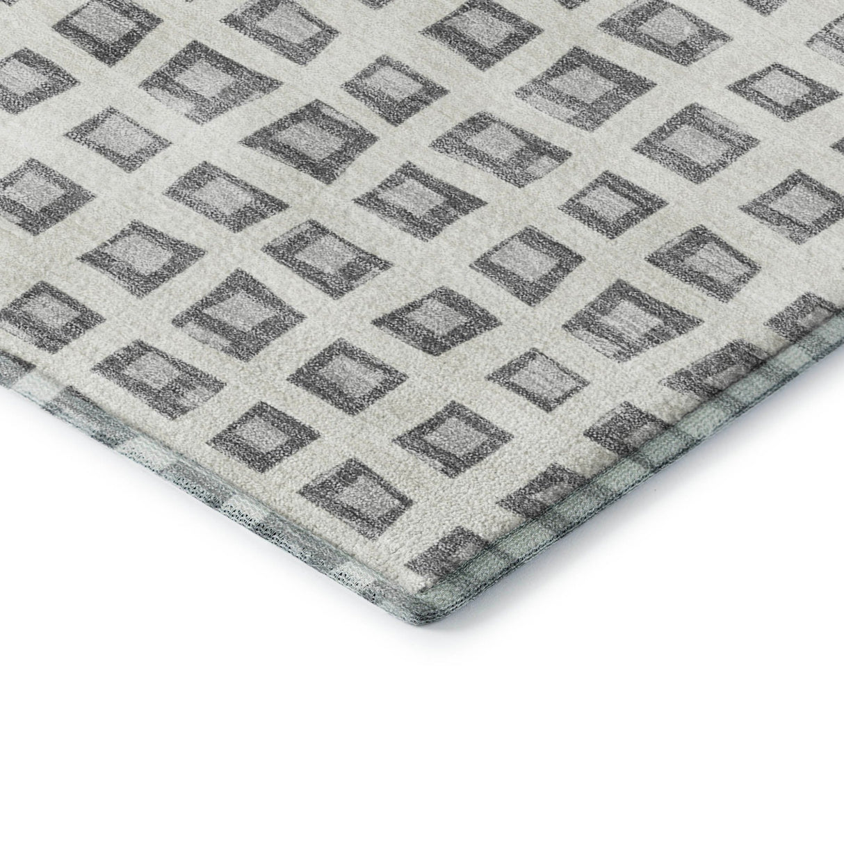 Dalyn The Reserve TR4 Gray Rug corner detail