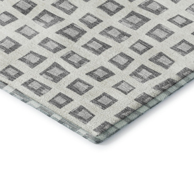 Dalyn The Reserve TR4 Gray Rug corner detail