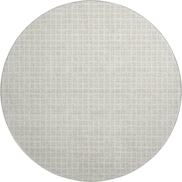 Dalyn The Reserve TR4 Ivory Rug round rug