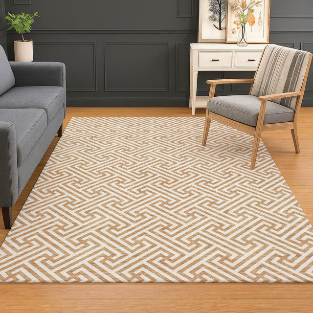 Dalyn The Reserve TR5 Copper Rug shown in a room
