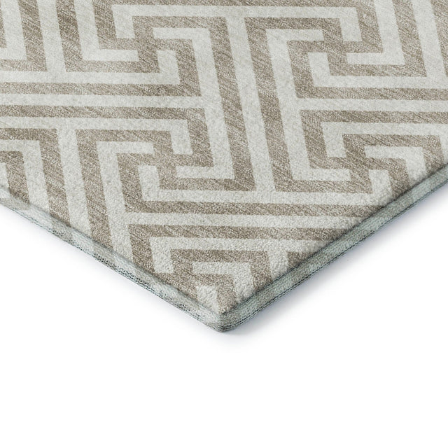 Dalyn The Reserve TR5 Flax Rug corner detail