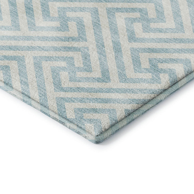 Dalyn The Reserve TR5 Sky Rug corner detail