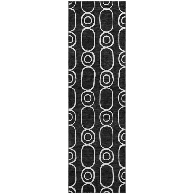 Dalyn The Reserve TR6 Black Rug runner rug
