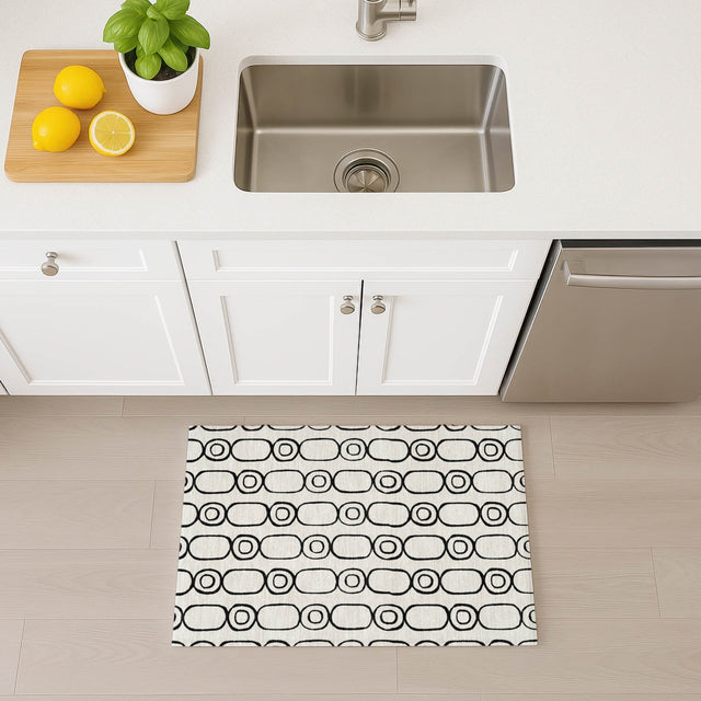 Dalyn The Reserve TR6 Ivory Rug shown in a room