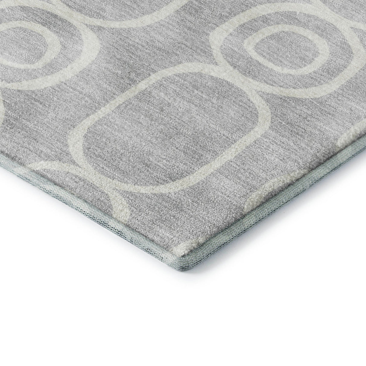 Dalyn The Reserve TR6 Silver Rug corner detail
