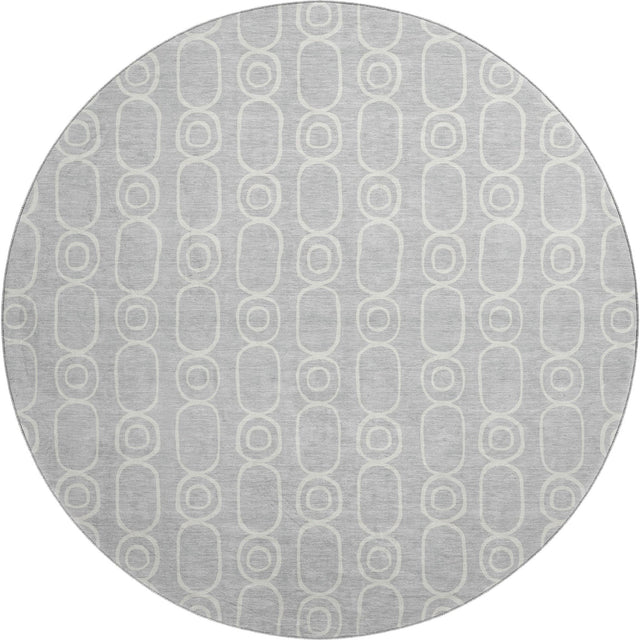 Dalyn The Reserve TR6 Silver Rug round rug