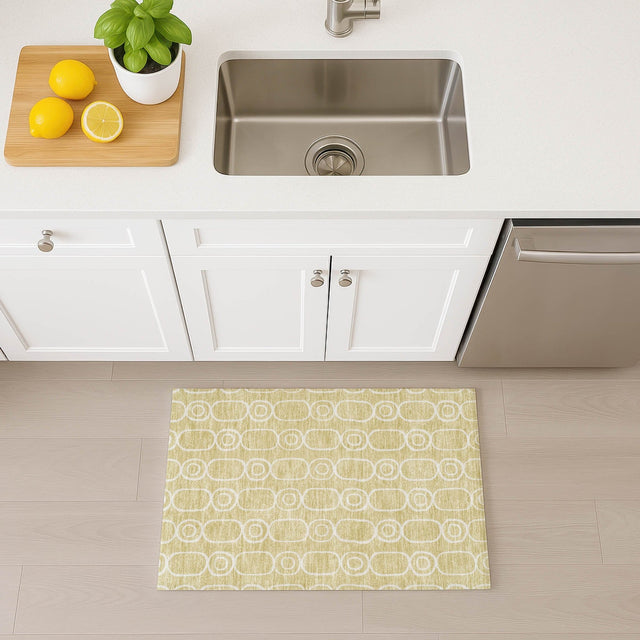 Dalyn The Reserve TR6 Wheat Rug shown in a room