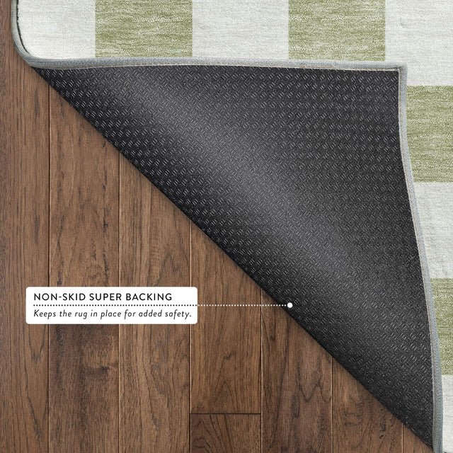 Dalyn The Reserve TR7 Aloe Rug backing detail