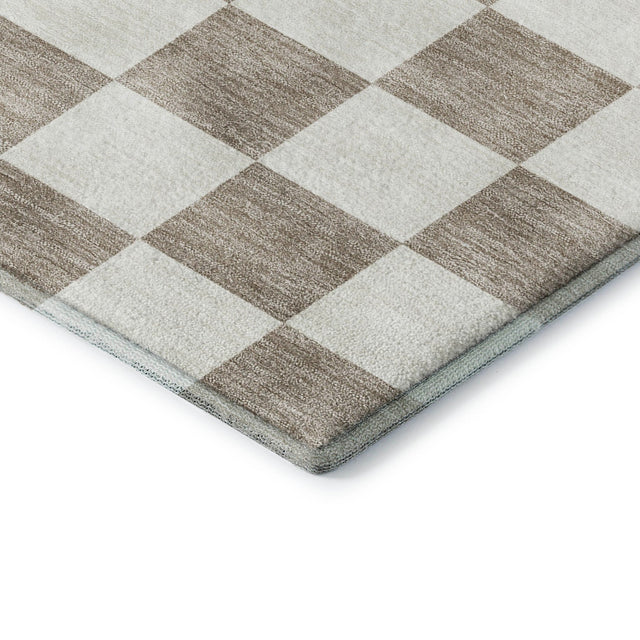 Dalyn The Reserve TR7 Khaki Rug corner detail