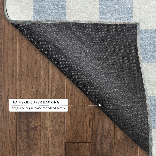 Dalyn The Reserve TR7 Sky Rug backing detail