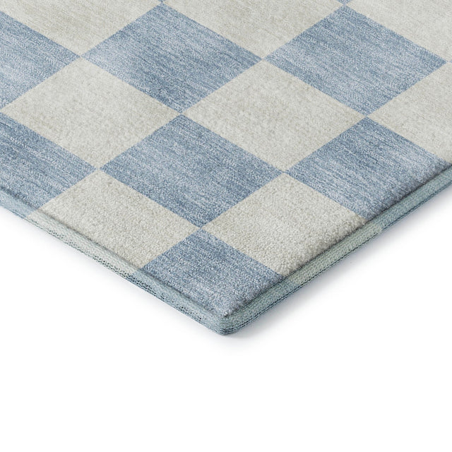 Dalyn The Reserve TR7 Sky Rug corner detail
