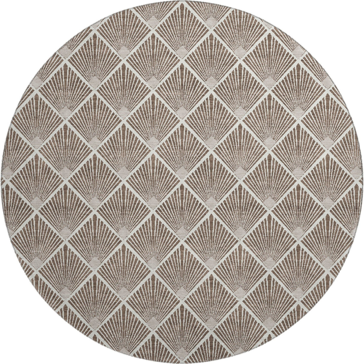 Dalyn The Reserve TR9 Brown Rug round rug