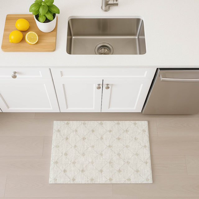 Dalyn The Reserve TR9 Ivory Rug shown in a room
