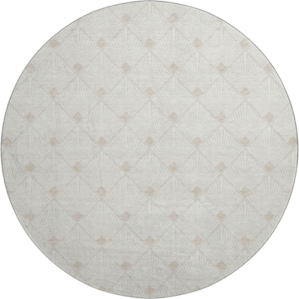 Dalyn The Reserve TR9 Ivory Rug round rug