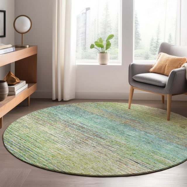 Dalyn Trevi TV1 Aloe Rug shown in a room