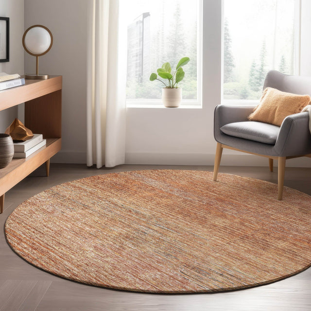 Dalyn Trevi TV1 Copper Rug shown in a room