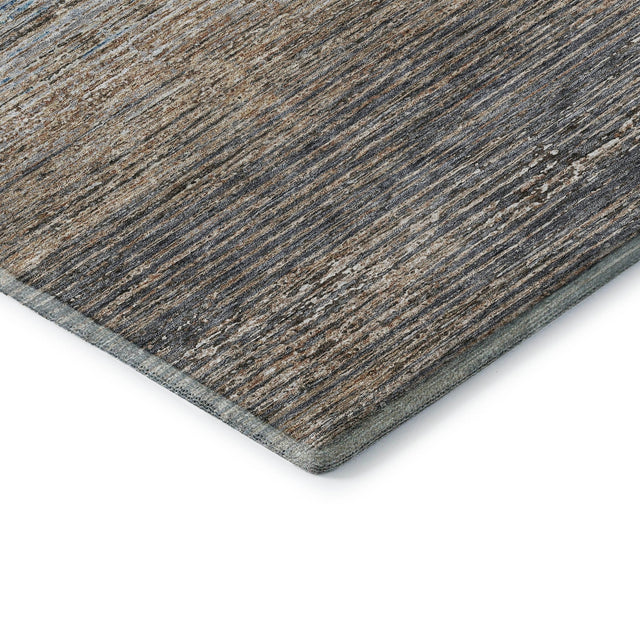 Dalyn Trevi TV1 Pewter Rug corner detail
