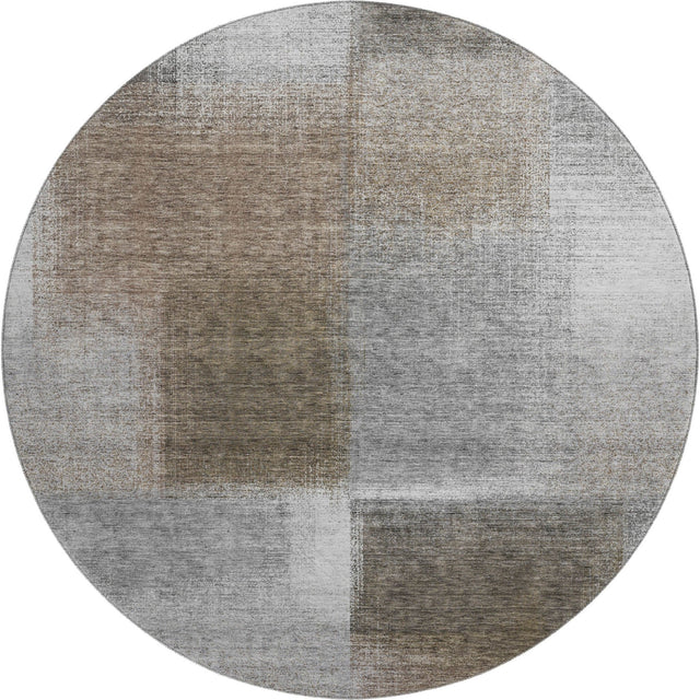 Dalyn Trevi TV10 Pewter Rug round rug