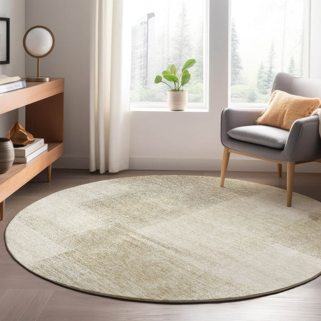 Dalyn Trevi TV10 Taupe Rug shown in a room