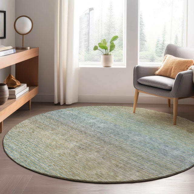 Dalyn Trevi TV11 Blue Rug shown in a room