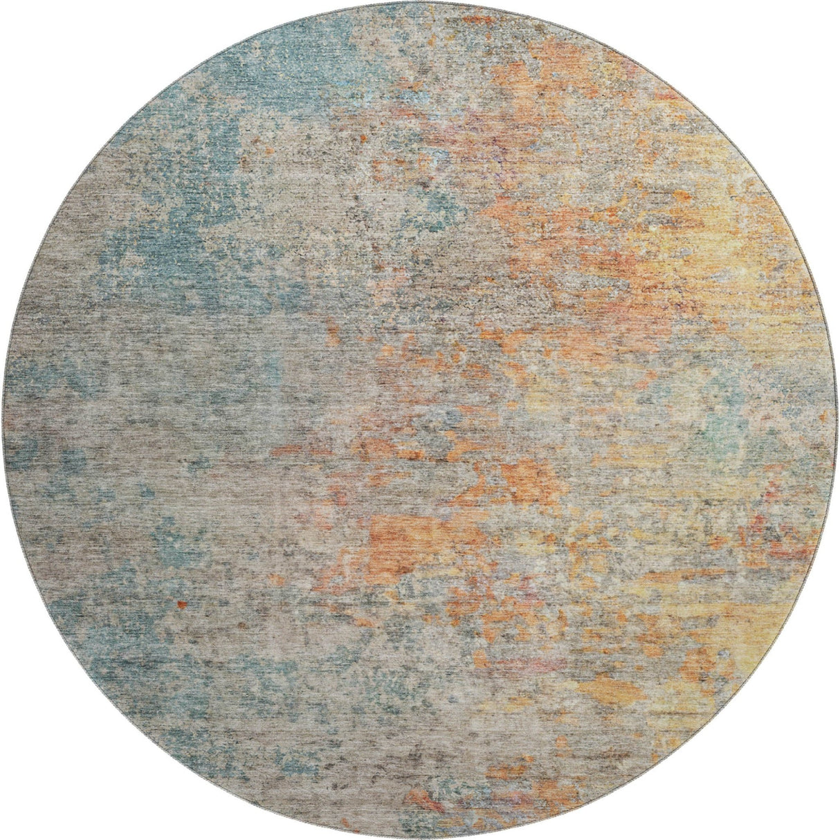 Dalyn Trevi TV13 Teal Rug round rug